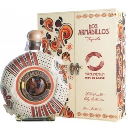Текила "Dos Armadillos" Extra Anejo (Painted Clay), gift box, 0.75 л