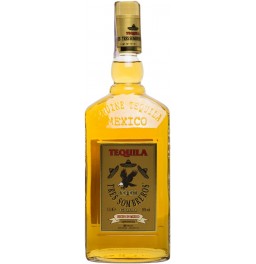 Текила "Tres Sombreros" Tequila Gold, 1 л