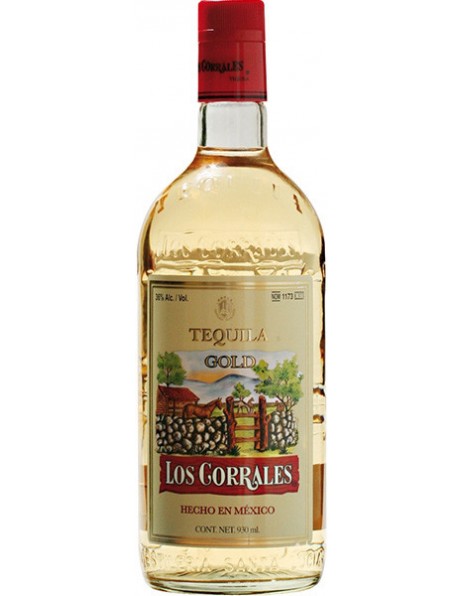Текила "Los Corrales" Gold, 0.9 л