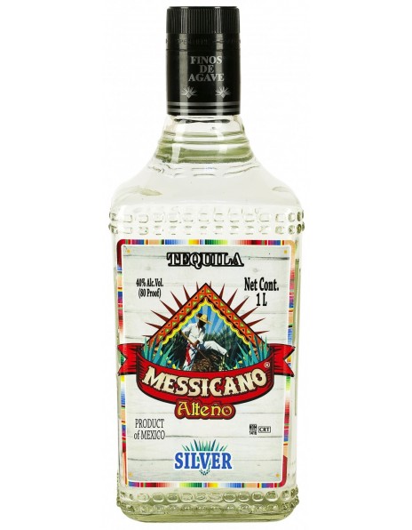 Текила Messicano Alteno Silver, 1 л